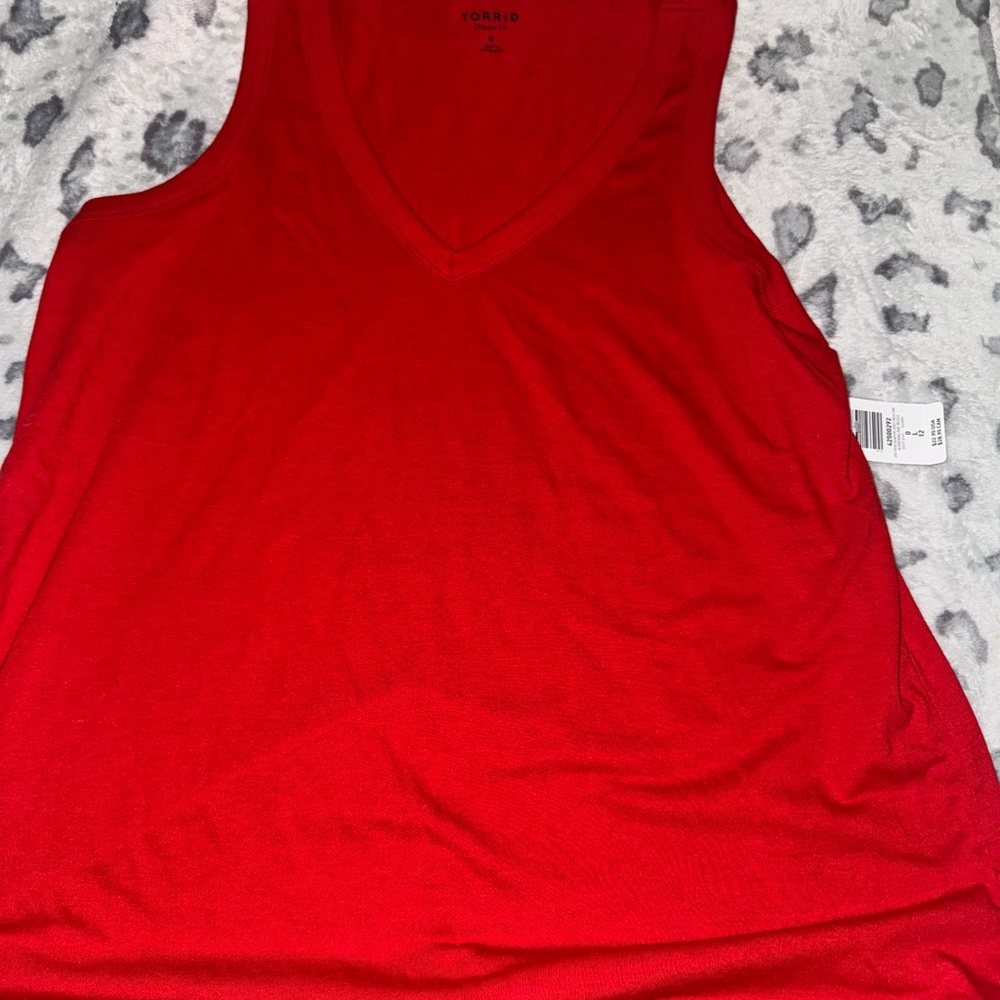 Torrid Bold Red Sleeveless Top